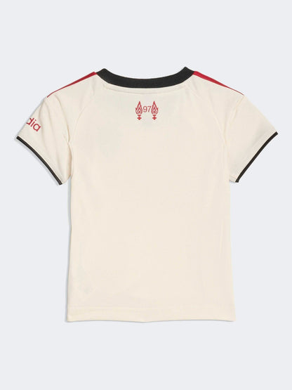 Dsiney Kidz - adidas White/Black Baby Kids Liverpool FC 25/26 Away Kit image 2