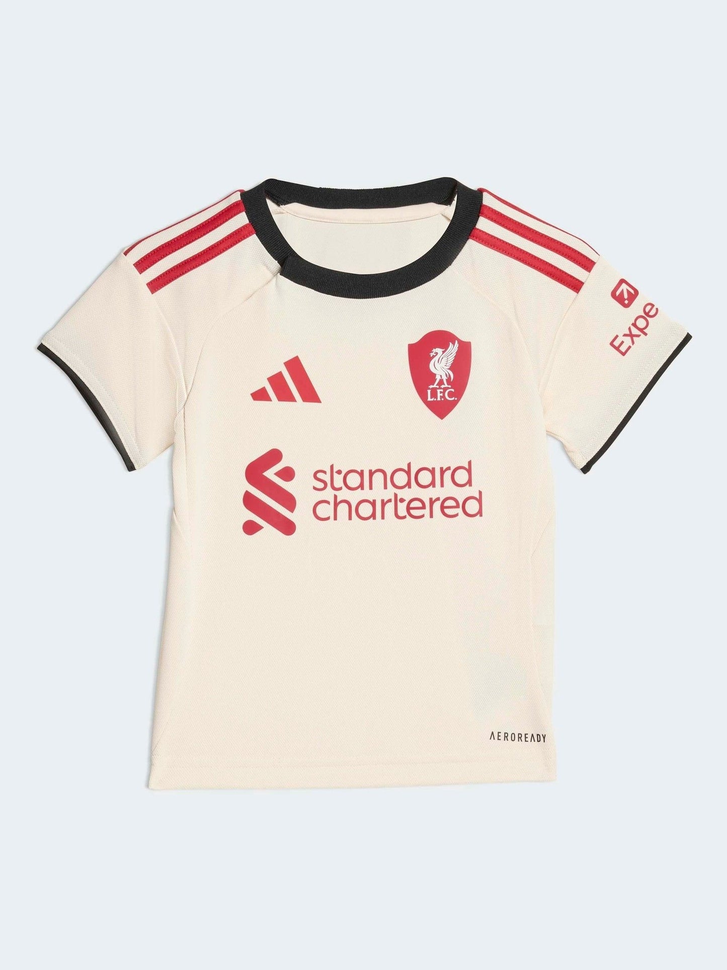 Dsiney Kidz - adidas White/Black Baby Kids Liverpool FC 25/26 Away Kit image 3