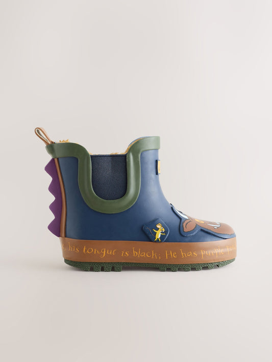 Dsiney Kidz - Navy Gruffalo Warm Lined Ankle Wellies image 2