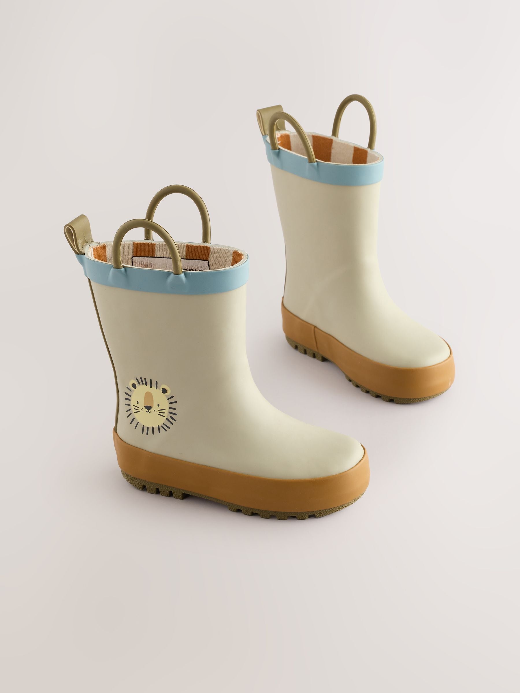 Neutral Lion Handle Pull On Wellies image 4