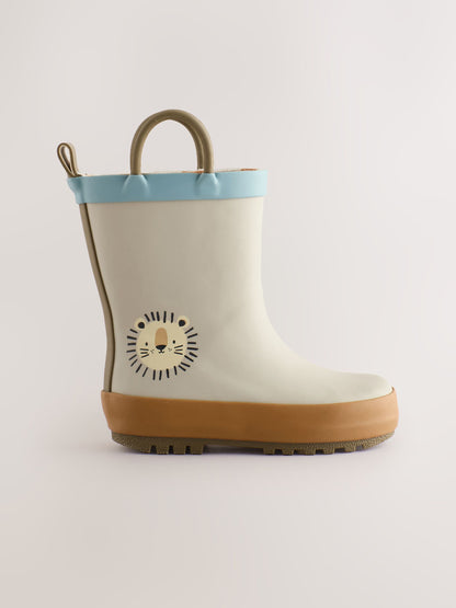 Neutral Lion Handle Pull On Wellies image 5