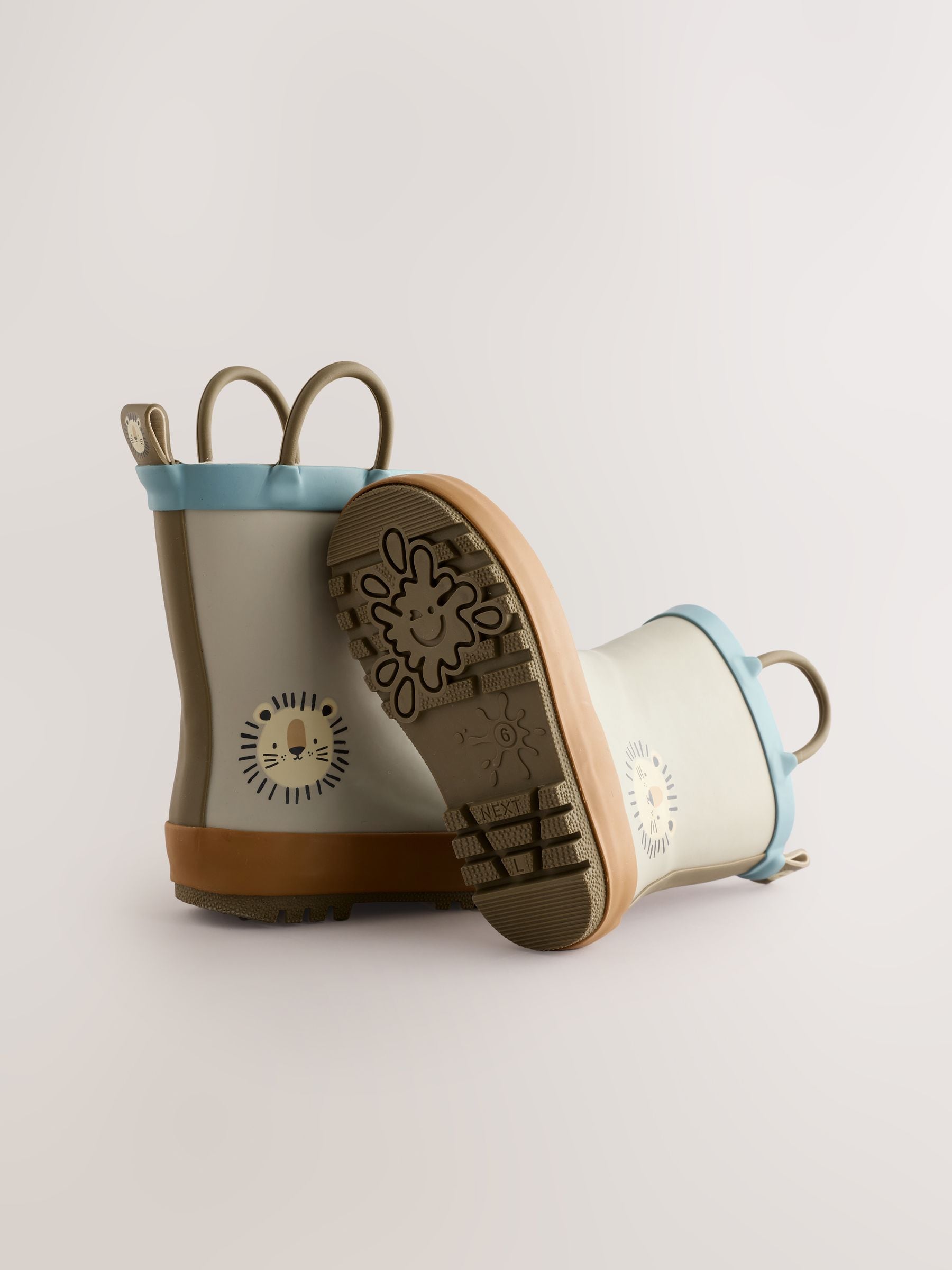 Neutral Lion Handle Pull On Wellies image 6