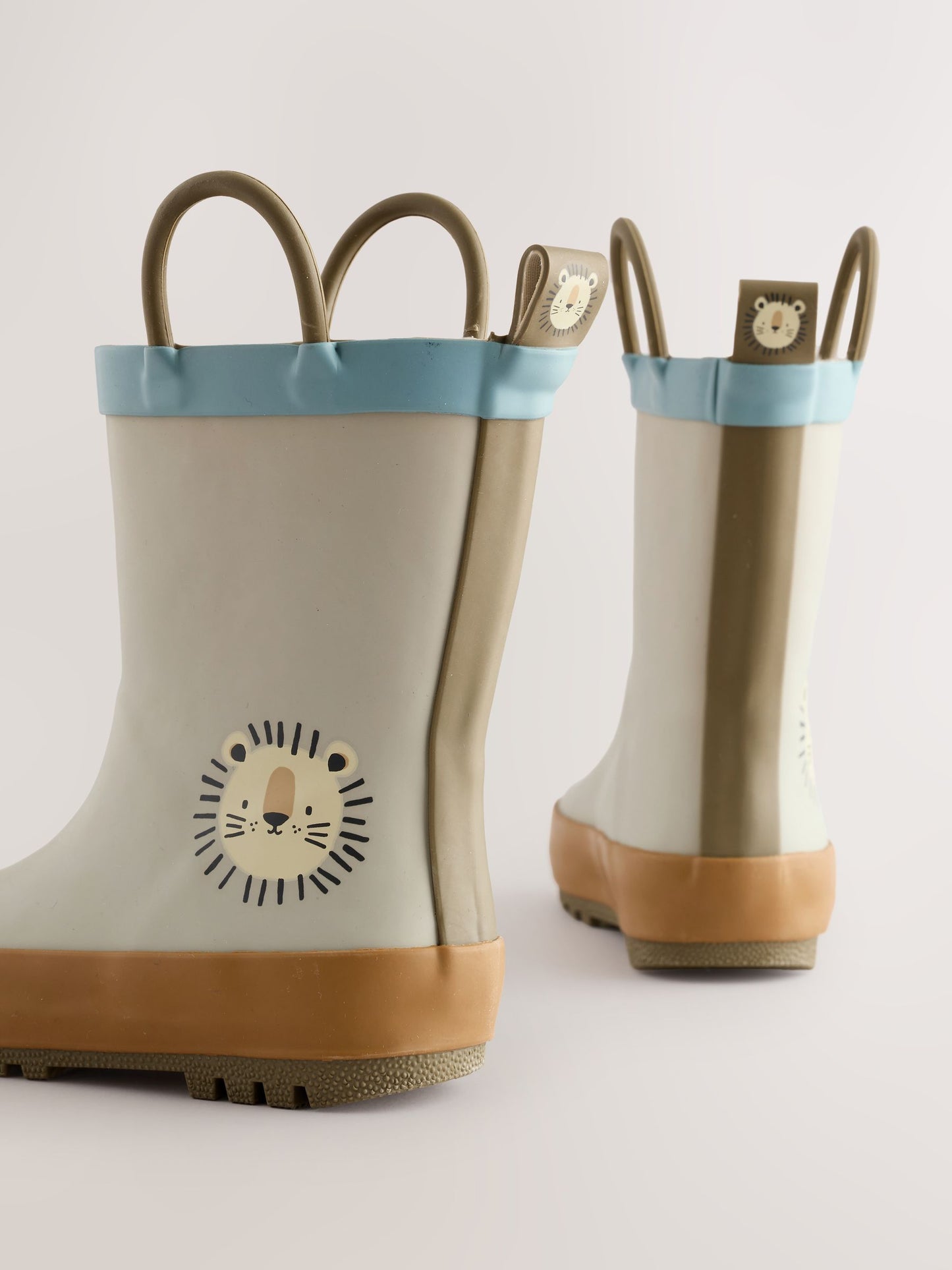 Neutral Lion Handle Pull On Wellies image 7