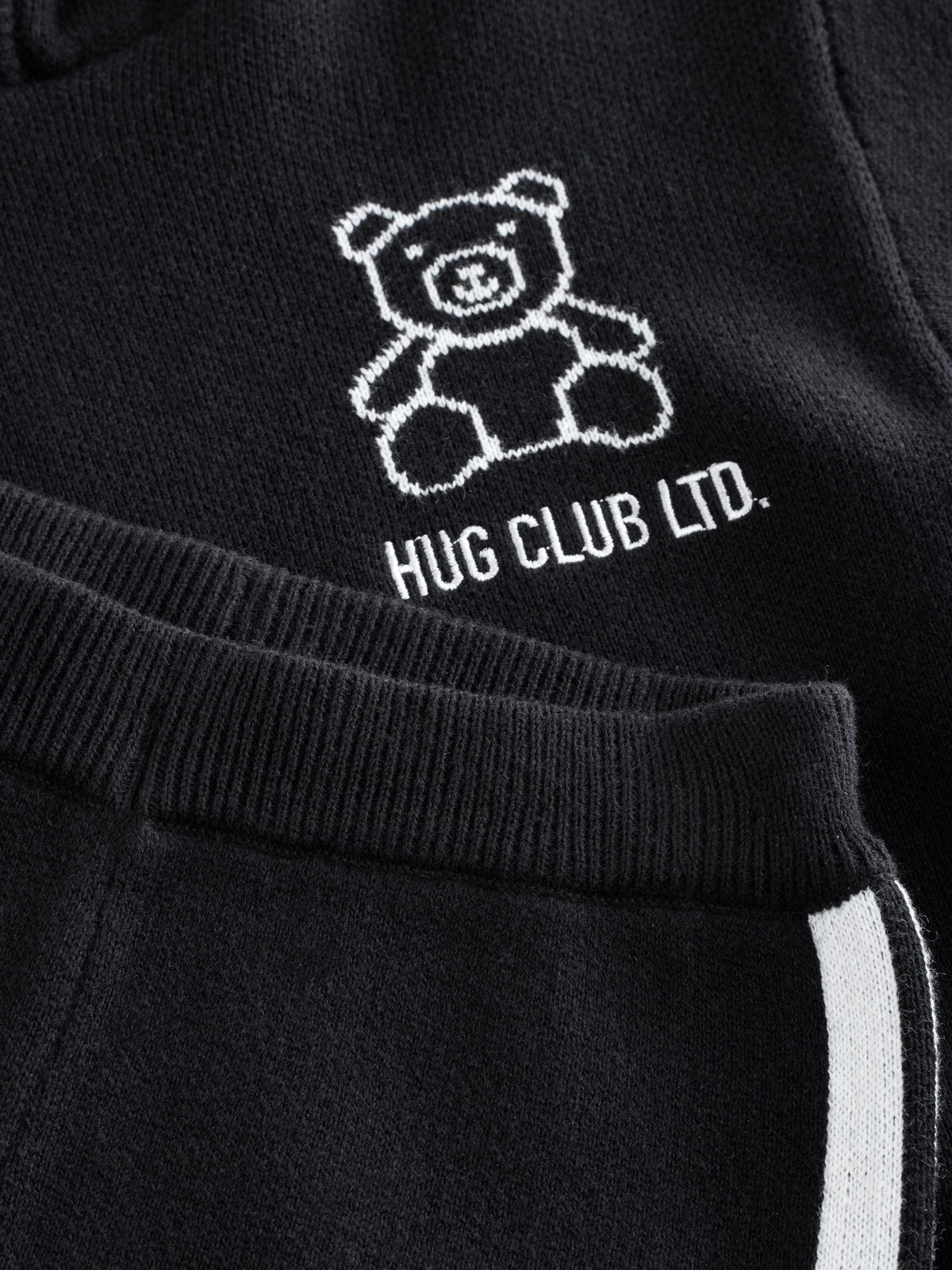 Black/White Bear Knitted Hoodie and Joggers Set (3mths-7yrs) - image 5