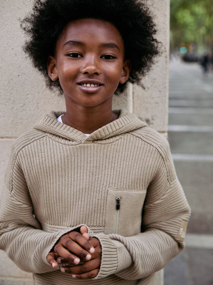 Dsiney Kidz - Neutral Utility Knitted Hoodie (3-16yrs) image 2