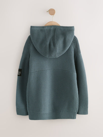 Dsiney Kidz - Blue Utility Knitted Hoodie (3-16yrs) image 7