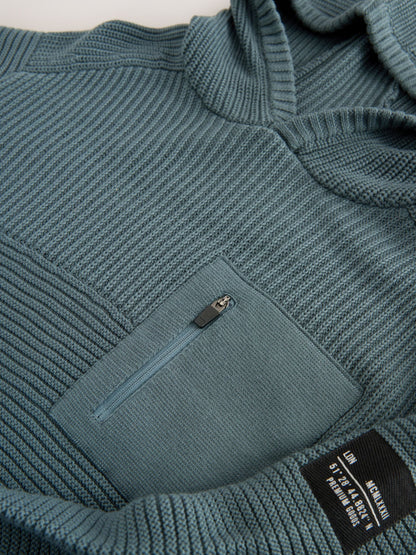 Dsiney Kidz - Blue Utility Knitted Hoodie (3-16yrs) image 9