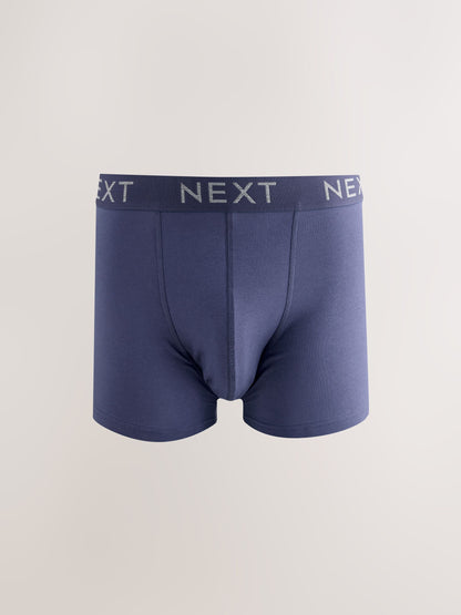 Dsiney Kidz - Blue/Grey/Black Cotton Rich Trunk Boxers 10 Pack image 2