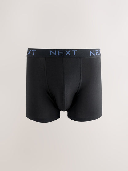 Dsiney Kidz - Blue/Grey/Black Cotton Rich Trunk Boxers 10 Pack image 3