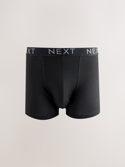Dsiney Kidz - Blue/Grey/Black Cotton Rich Trunk Boxers 10 Pack image 4