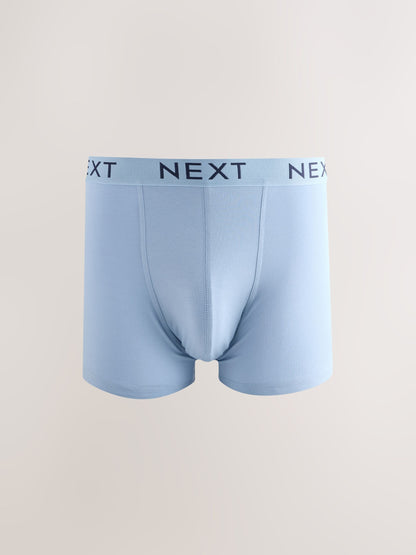 Dsiney Kidz - Blue/Grey/Black Cotton Rich Trunk Boxers 10 Pack image 6