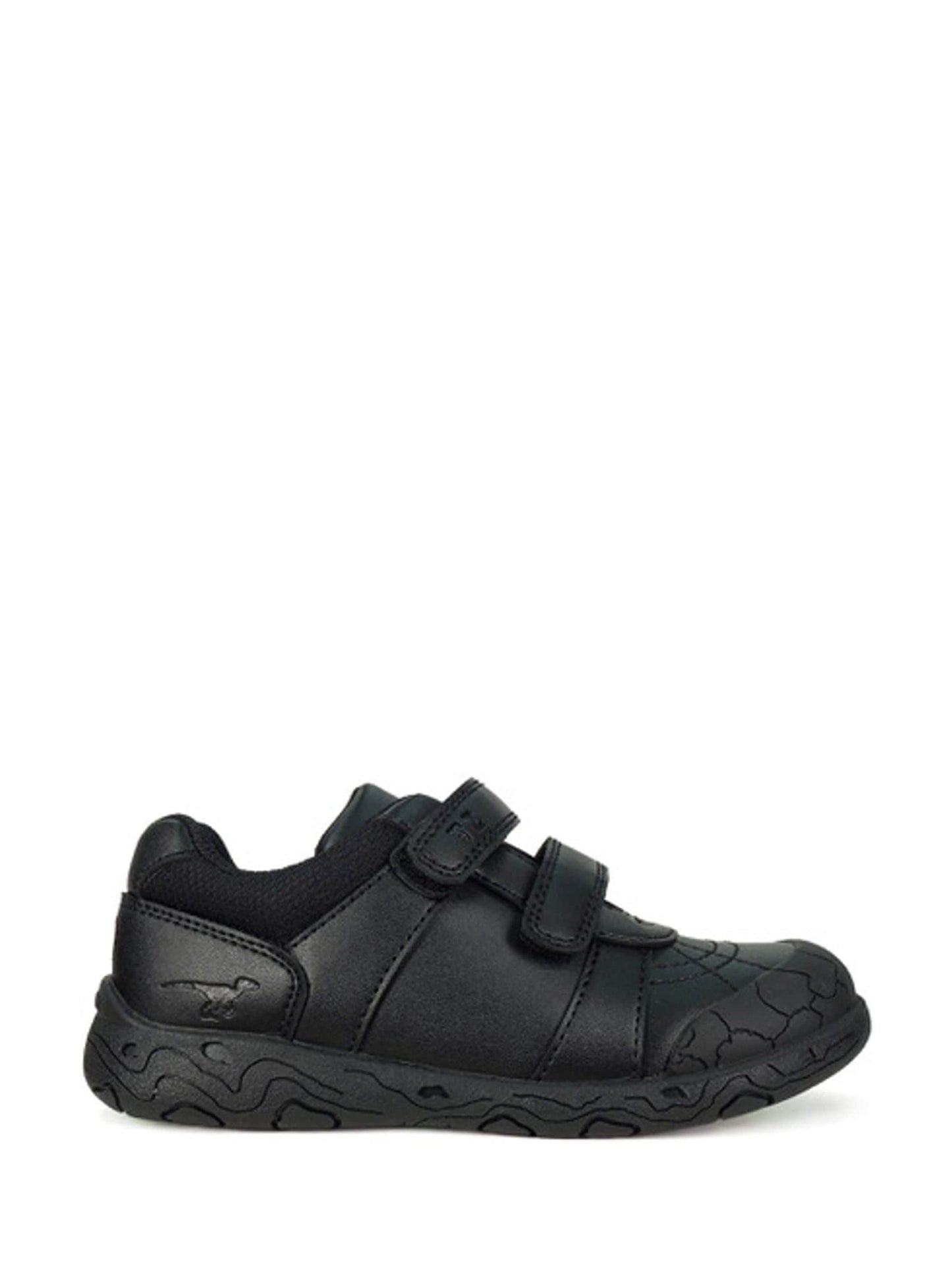Toezone Black Rebel Dinosaur Print School Shoes image 1