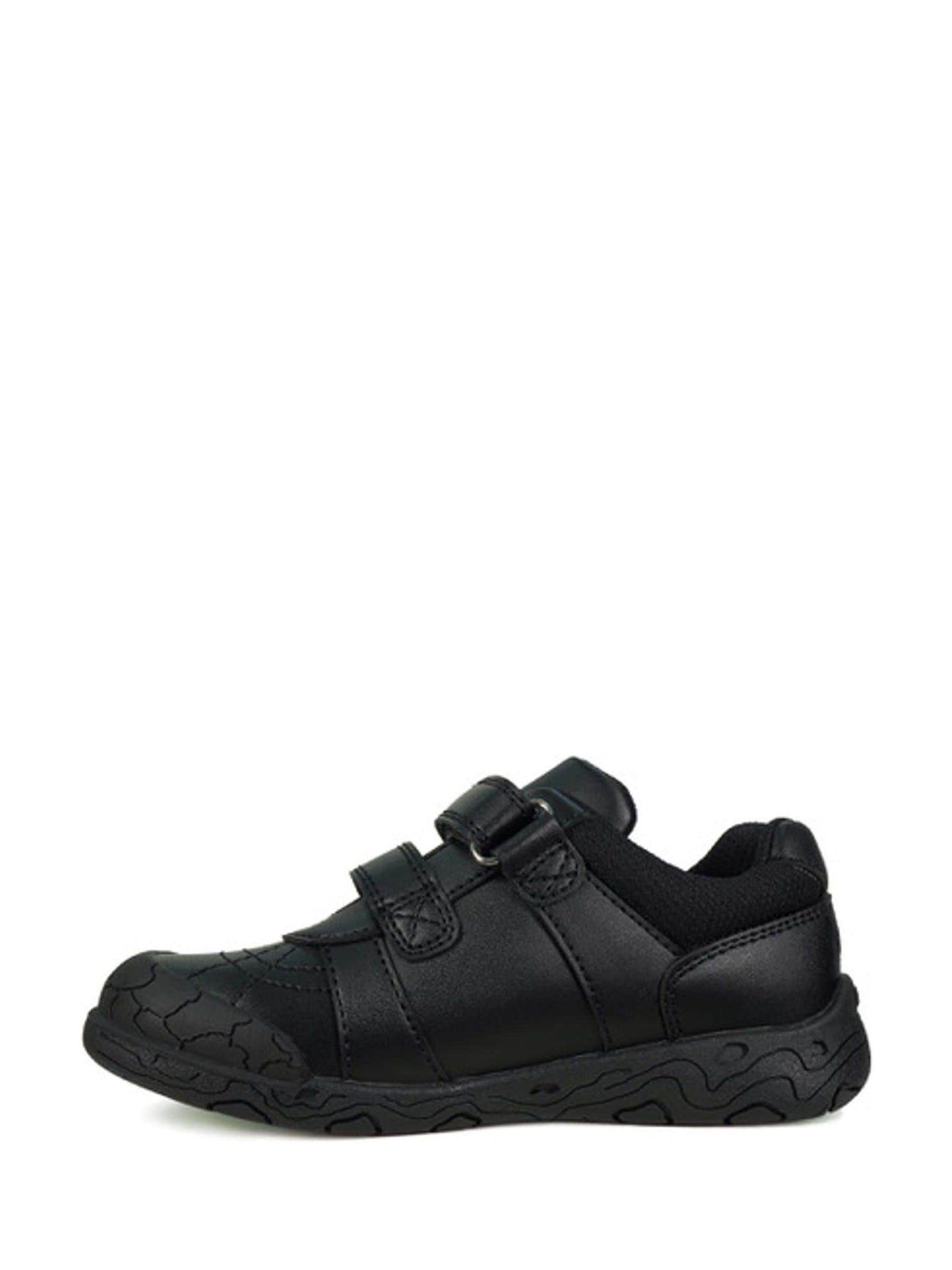 Toezone Black Rebel Dinosaur Print School Shoes image 2