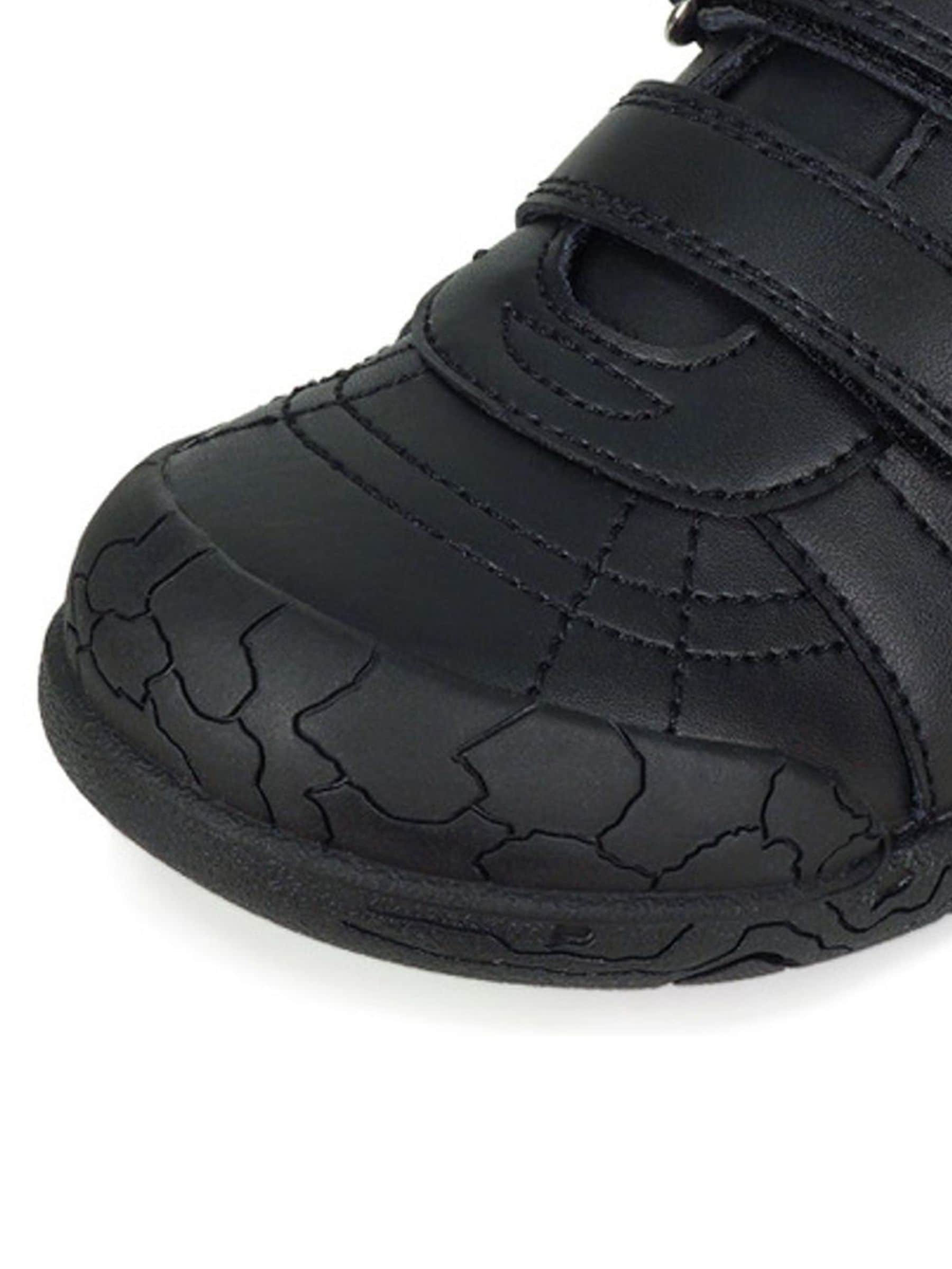 Toezone Black Rebel Dinosaur Print School Shoes image 5
