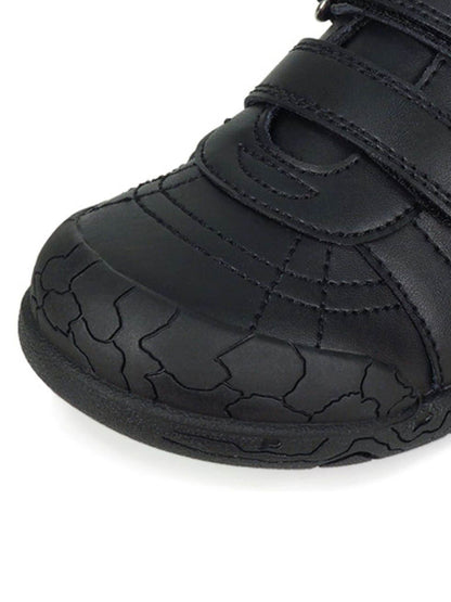 Toezone Black Rebel Dinosaur Print School Shoes image 5