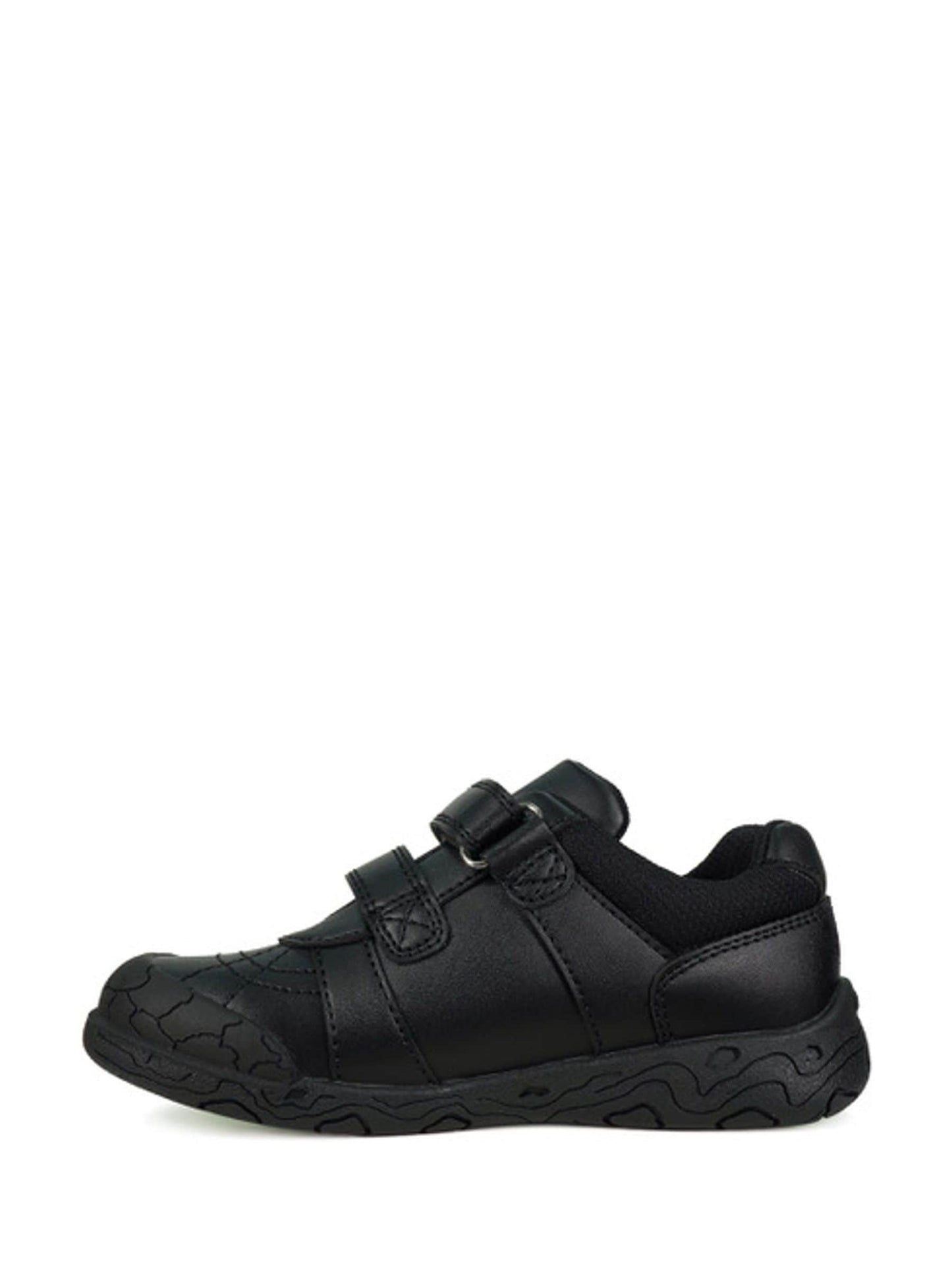 Toezone Black Dex Dinosaur Print School Shoes image 2
