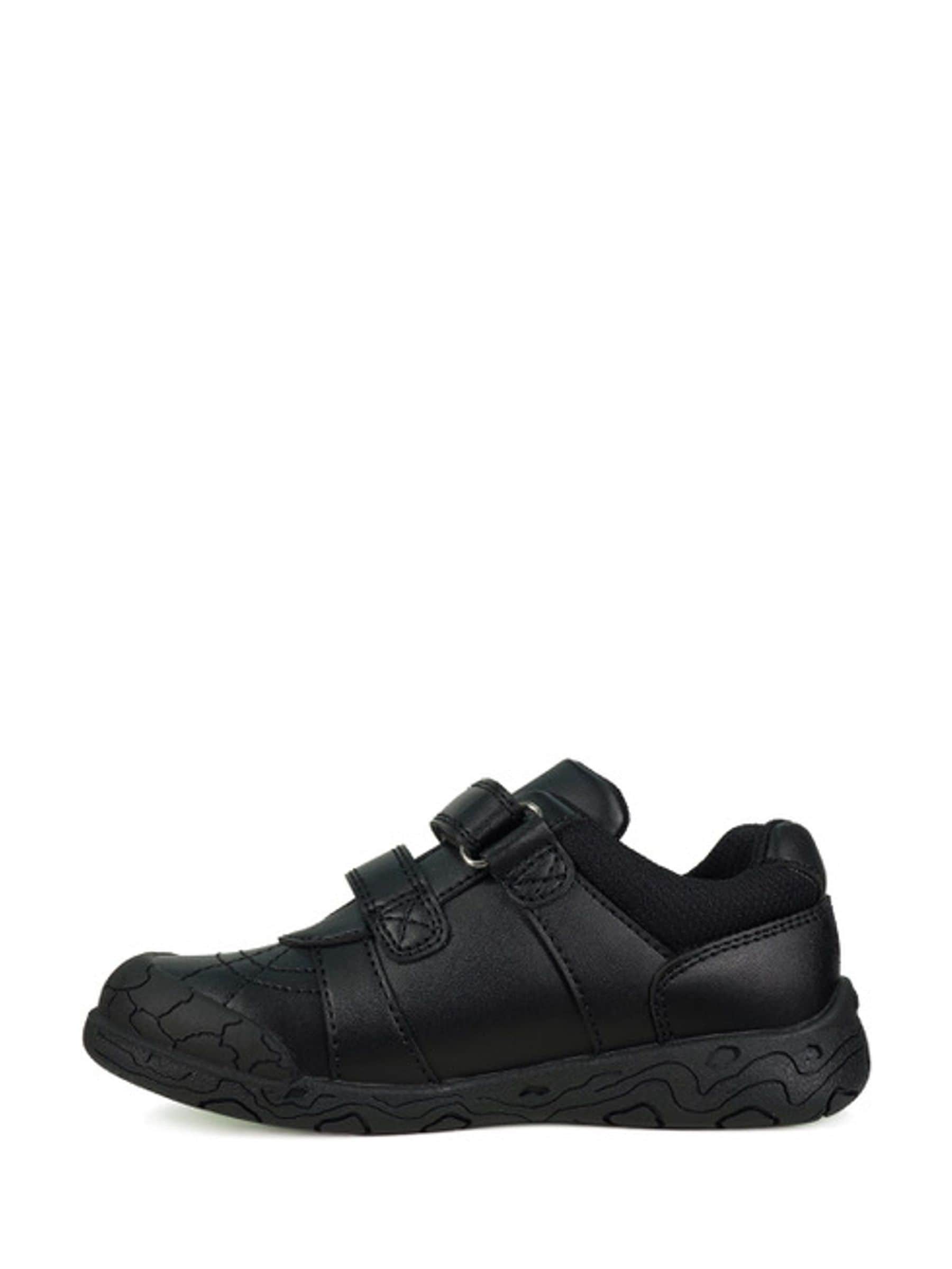 Toezone Black Dex Dinosaur Print School Shoes image 2