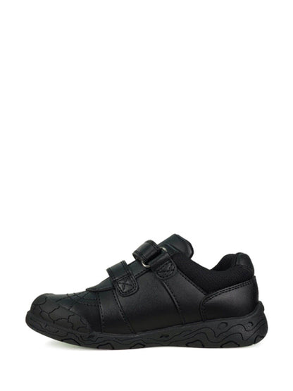 Toezone Black Dex Dinosaur Print School Shoes image 2