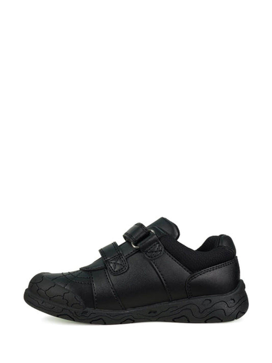 Toezone Black Dex Dinosaur Print School Shoes image 2