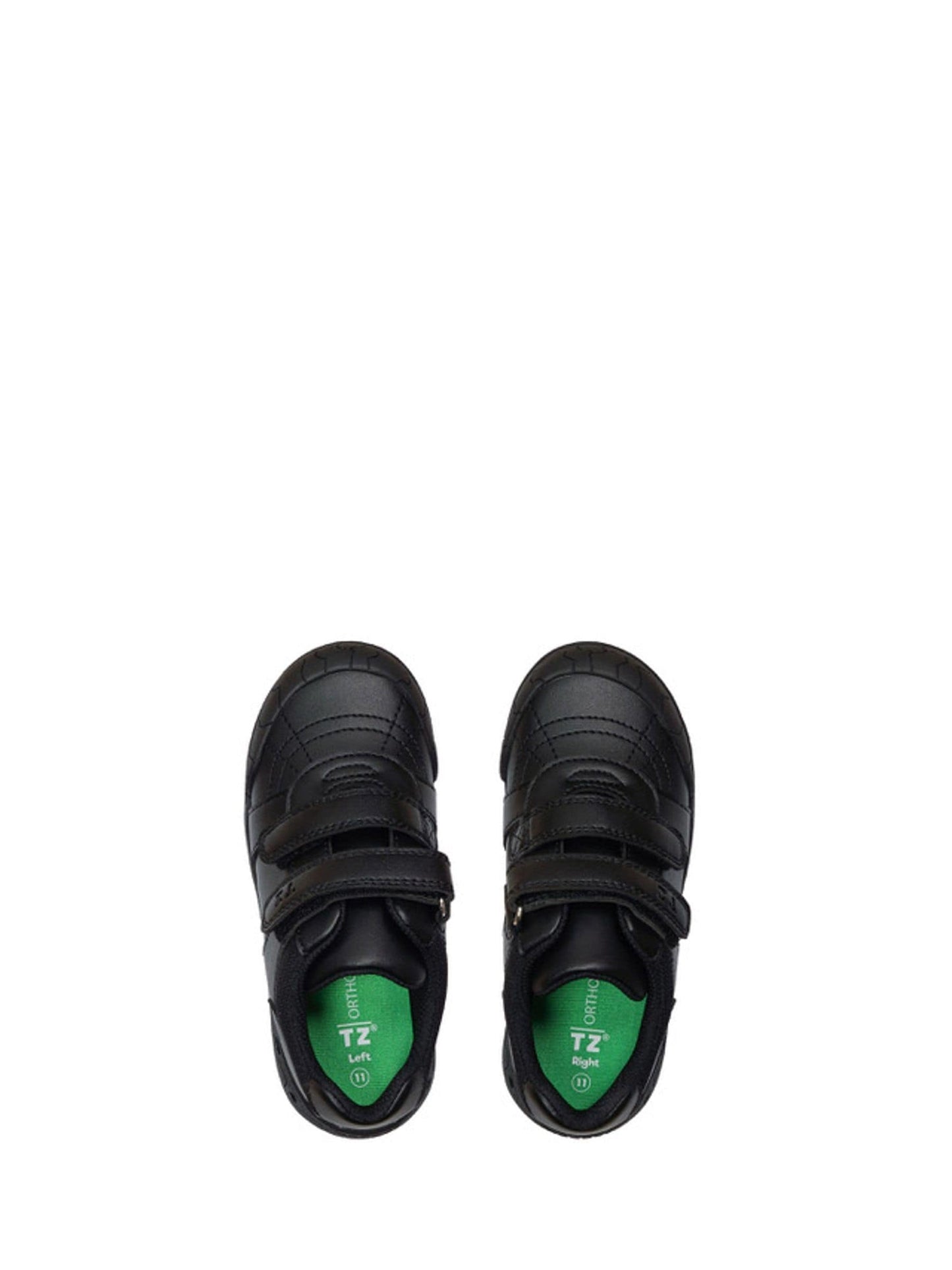 Toezone Black Dex Dinosaur Print School Shoes image 3