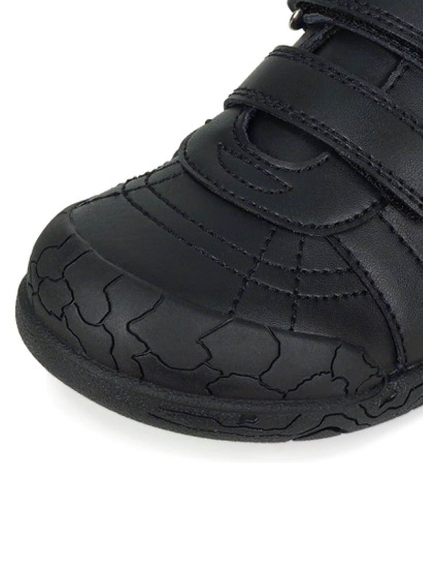 Toezone Black Dex Dinosaur Print School Shoes image 5