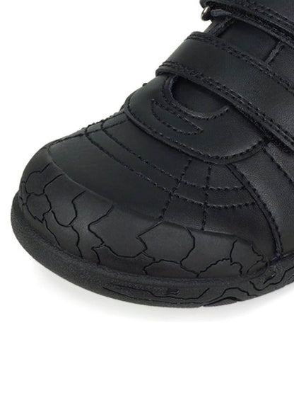 Toezone Black Dex Dinosaur Print School Shoes image 5