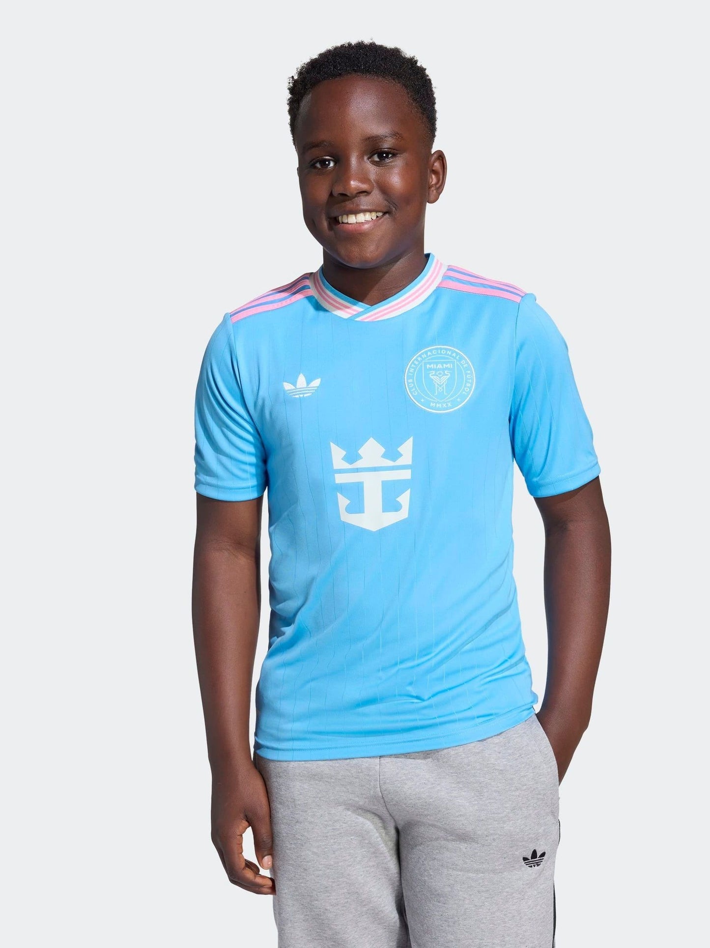 Dsiney Kidz - adidas Blue Kids Inter Miami CF 25/26 Third Messi Jersey image 1