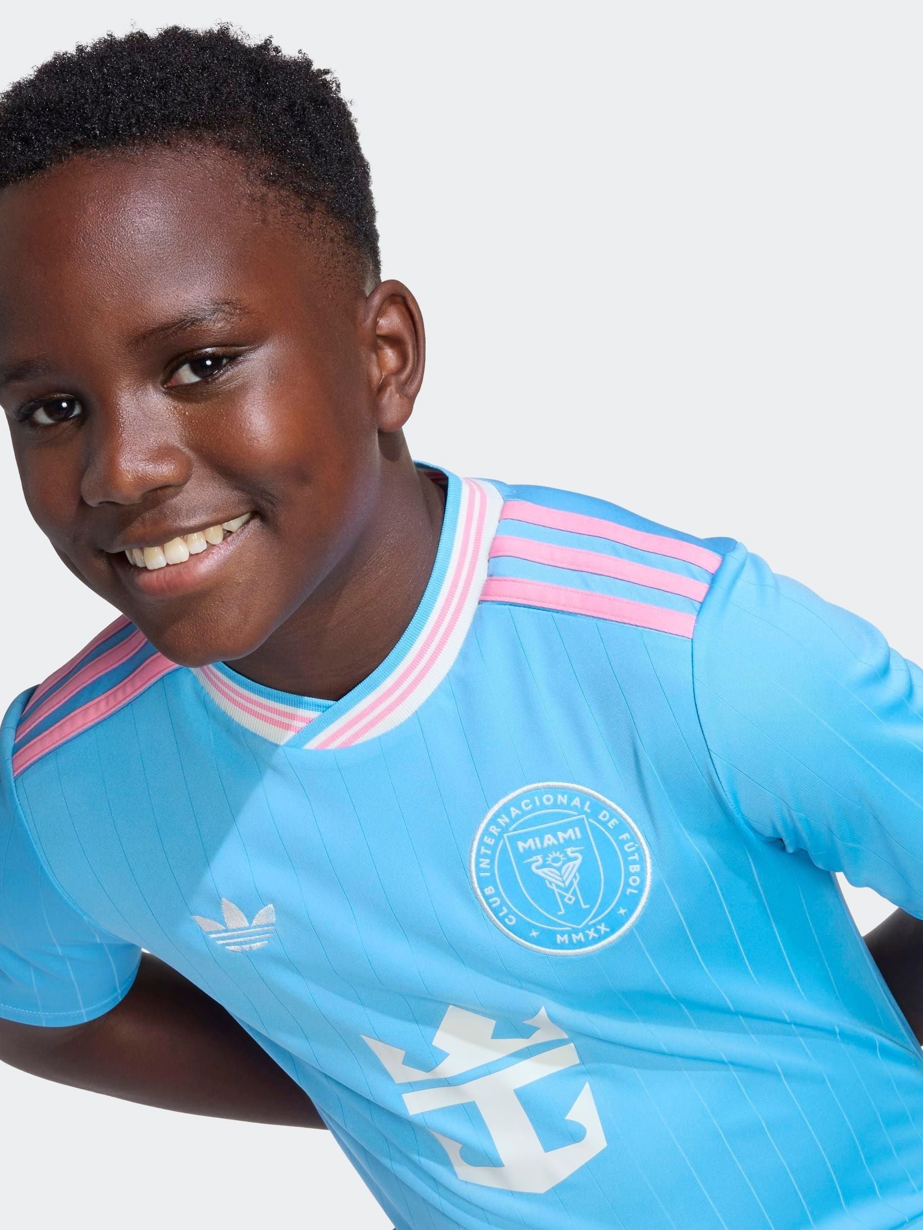 Dsiney Kidz - adidas Blue Kids Inter Miami CF 25/26 Third Messi Jersey image 4