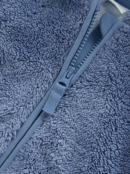 Navy Fleece Zip Through Baby Jacket (0mths-2yrs)