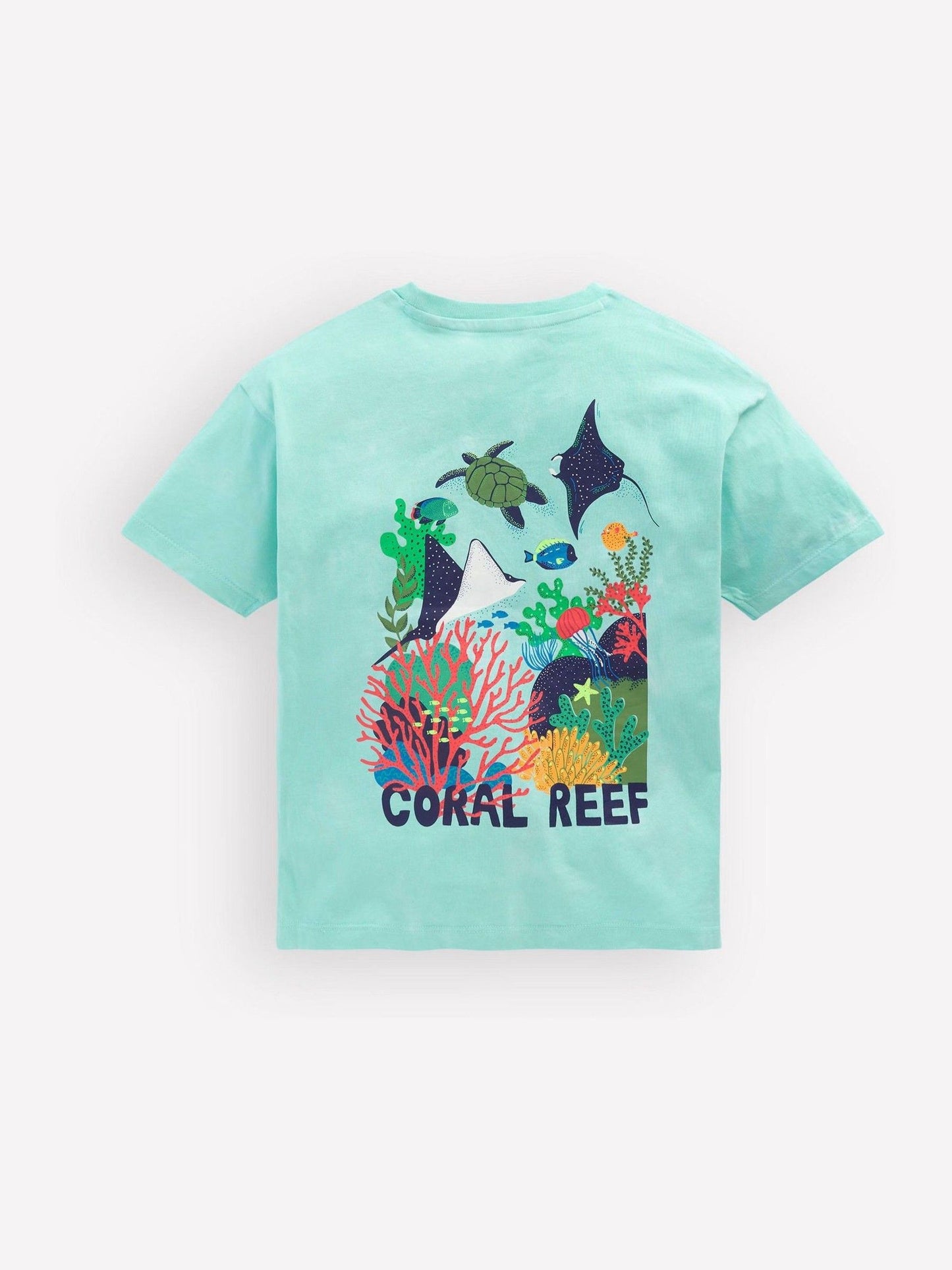 Boden Pink Front & Back Graphic T-Shirt image 1