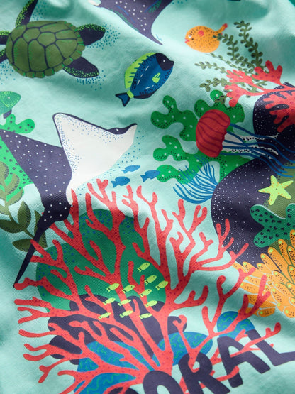 Boden Pink Front & Back Graphic T-Shirt image 3