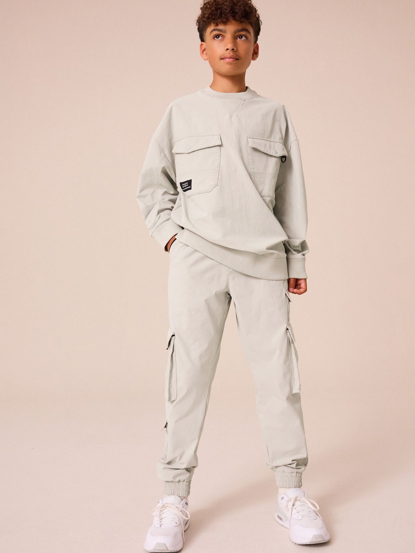Dsiney Kidz - Light Grey Cargo Premium Trousers (3-16yrs) image 2