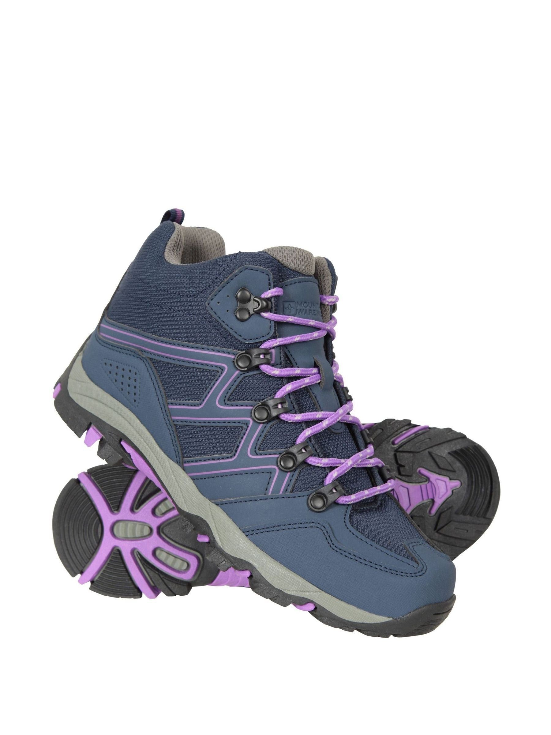 Mountain Warehouse Dark Blue Oscar Kids Walking Boots image 3