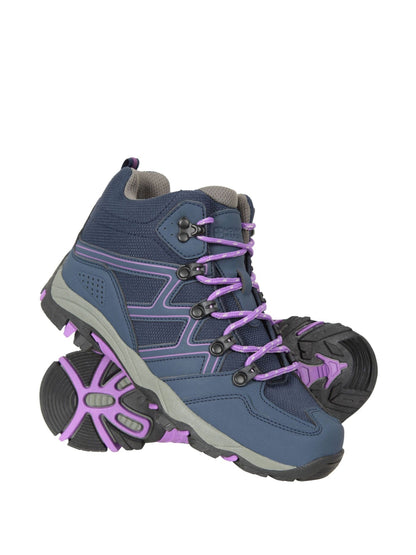 Mountain Warehouse Dark Blue Oscar Kids Walking Boots image 3