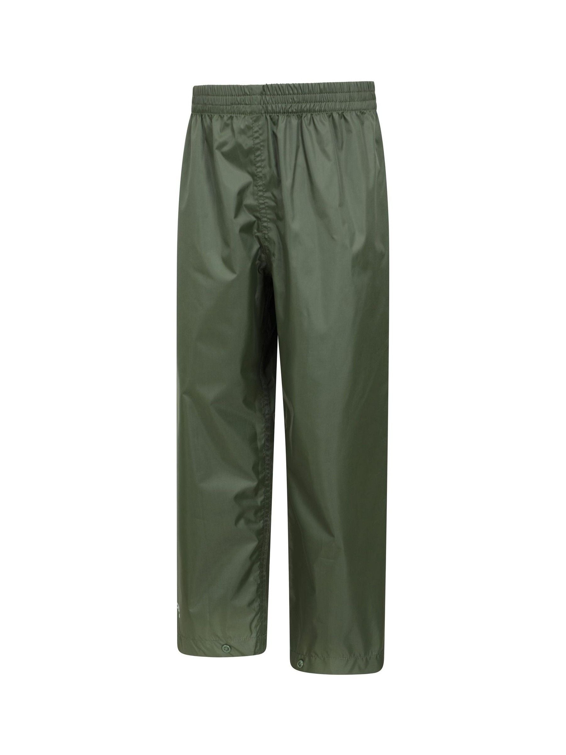 Mountain Warehouse Green Pakka II Waterproof Overtrousers image 1