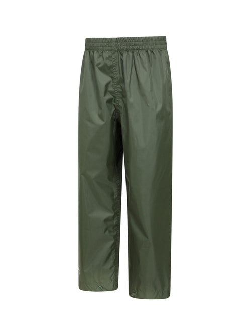 Mountain Warehouse Green Pakka II Waterproof Overtrousers image 1