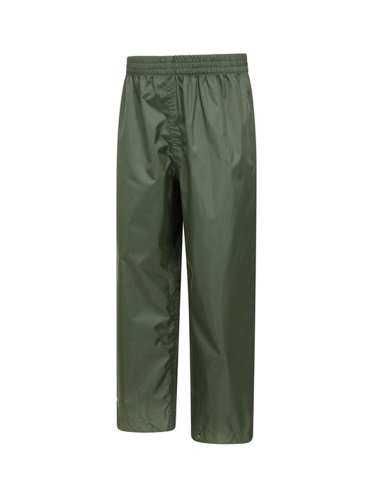 Mountain Warehouse Green Pakka II Waterproof Overtrousers image 1