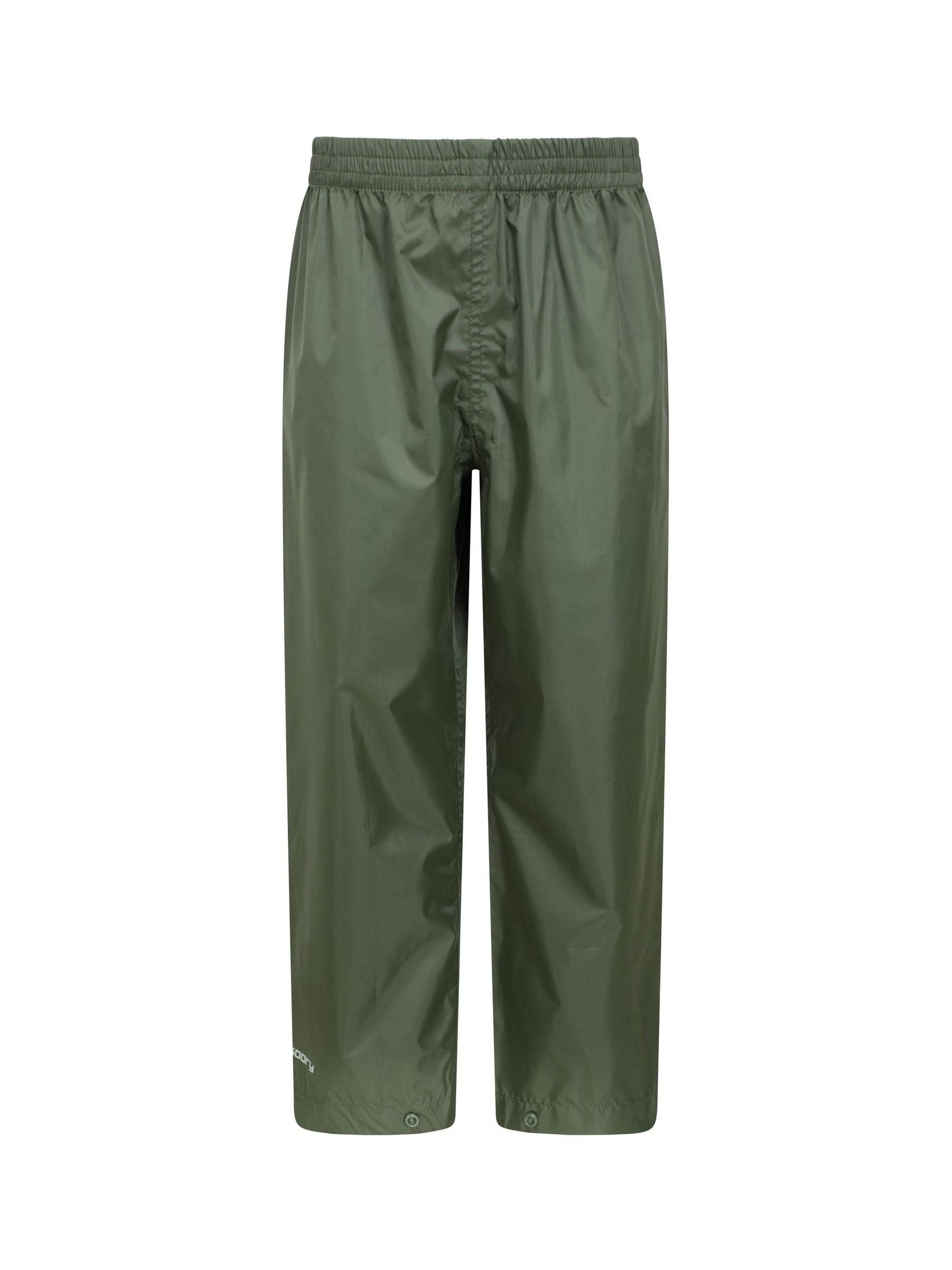 Mountain Warehouse Green Pakka II Waterproof Overtrousers image 3