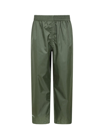 Mountain Warehouse Green Pakka II Waterproof Overtrousers image 3