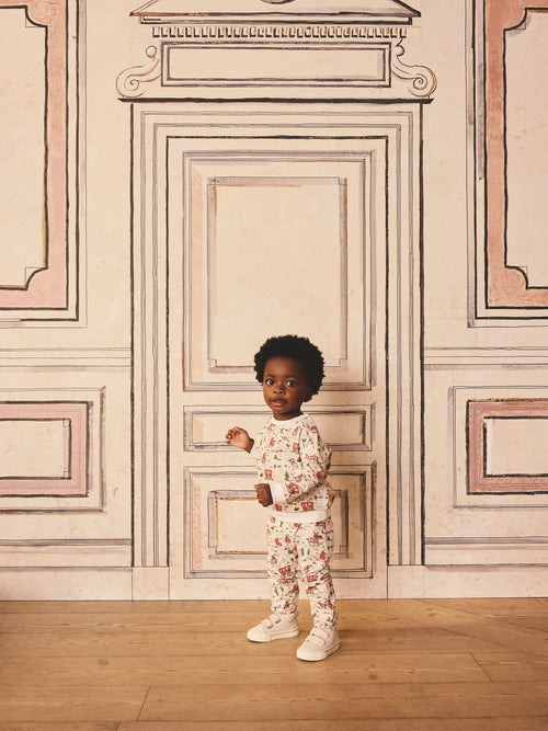 Cath Kidston Ecru Cowboy Baby Sweatshirt and Joggers Set image 1