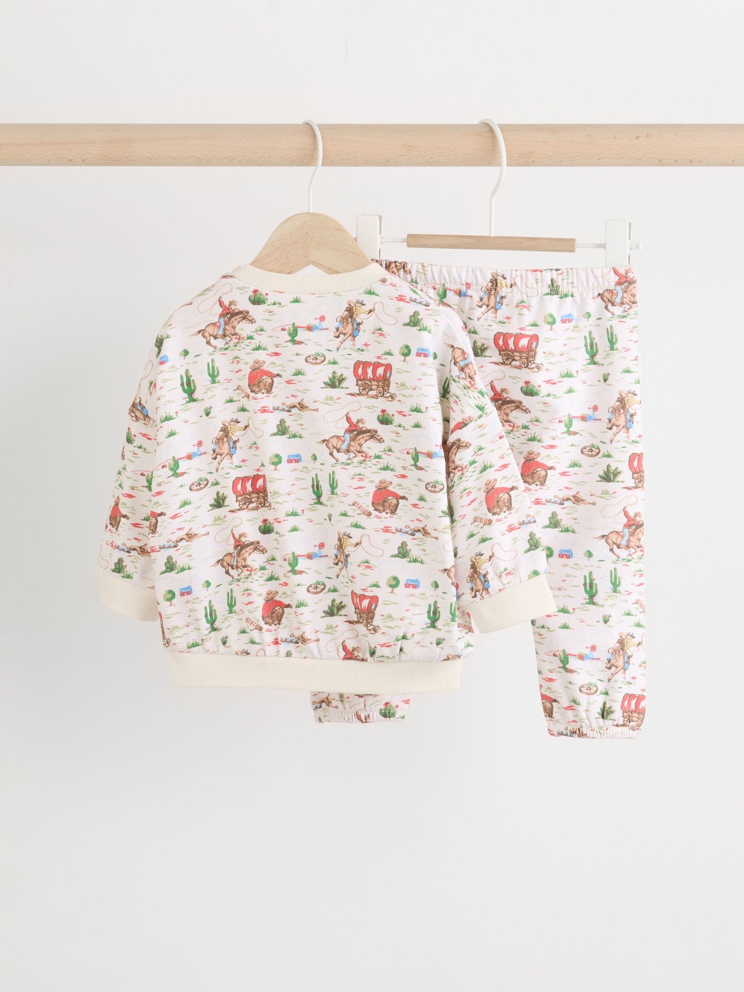 Cath Kidston Ecru Cowboy Baby Sweatshirt and Joggers Set image 4
