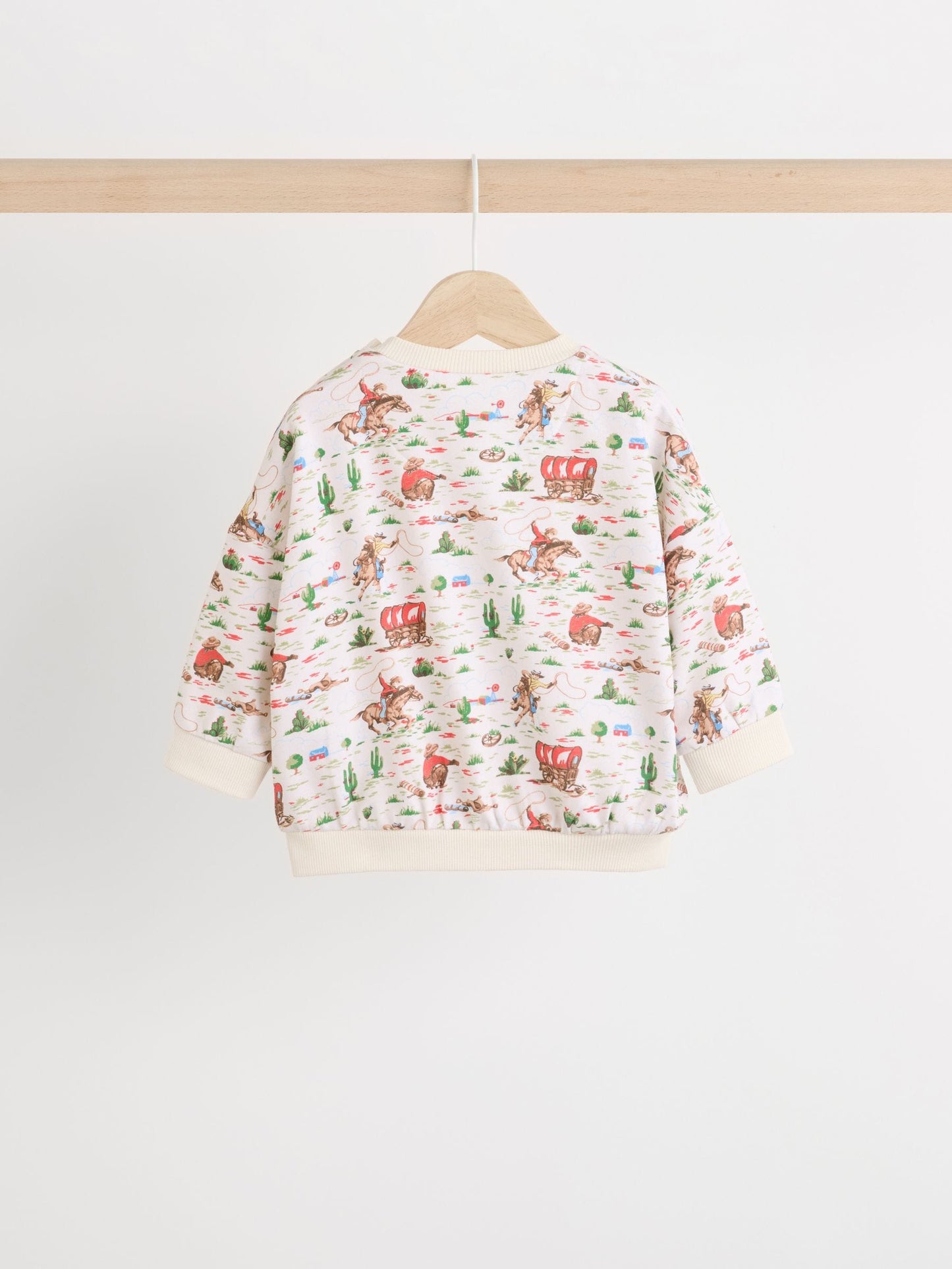 Cath Kidston Ecru Cowboy Baby Sweatshirt and Joggers Set image 6