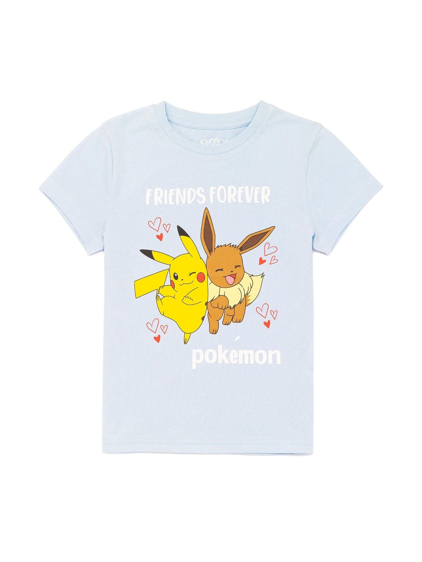 Dsiney Kidz - Vanilla Underground Blue Girls Pokemon 100% Cotton T-Shirt image 1