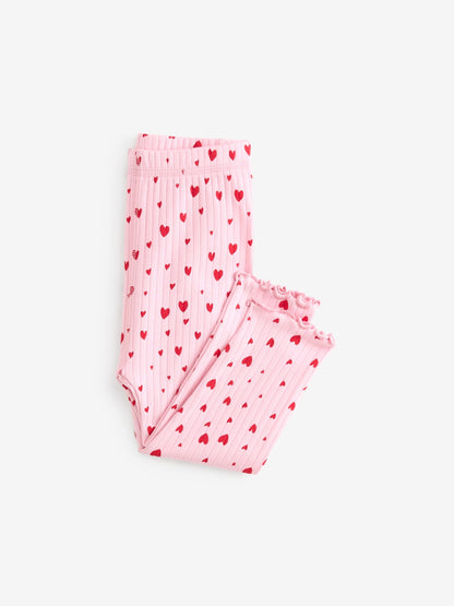 Red Bow/ Heart Long Sleeve Snuggle Pyjamas 3 Pack (9mths-16yrs)