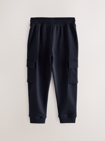 Dsiney Kidz - Navy/Grey Slim Fit Cargo Joggers 2 Pack (3-16yrs) image 3