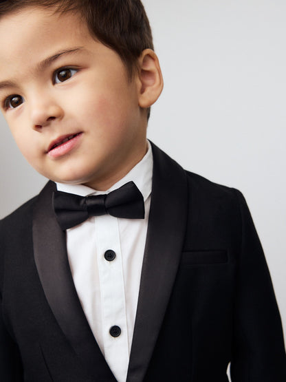 Dsiney Kidz - Black Blazer, Shirt & Trouser Set Blazer Shirt Trousers and Bow Tie Set (3mths-12yrs) image 4