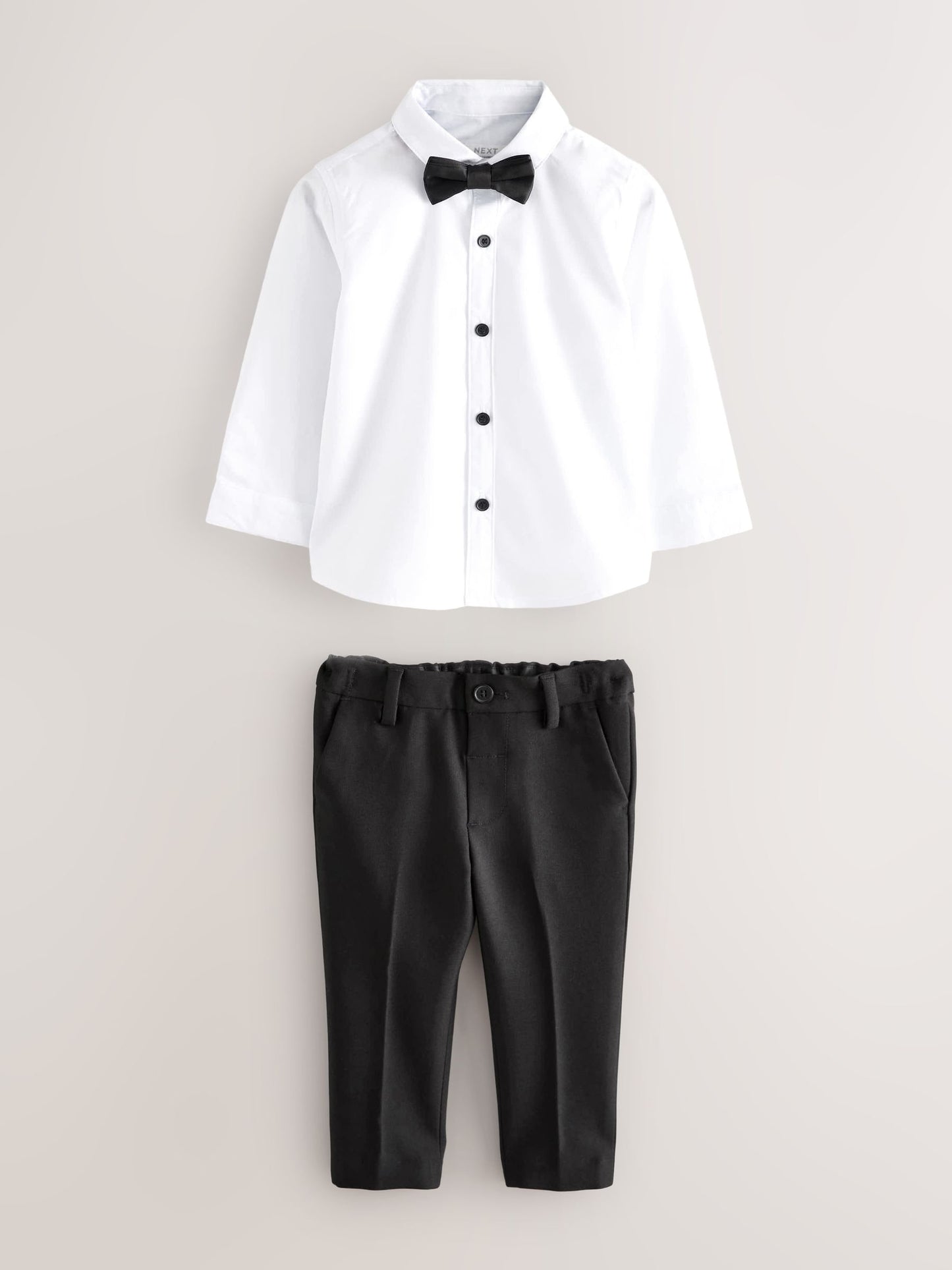 Dsiney Kidz - Black Blazer, Shirt & Trouser Set Blazer Shirt Trousers and Bow Tie Set (3mths-12yrs) image 6
