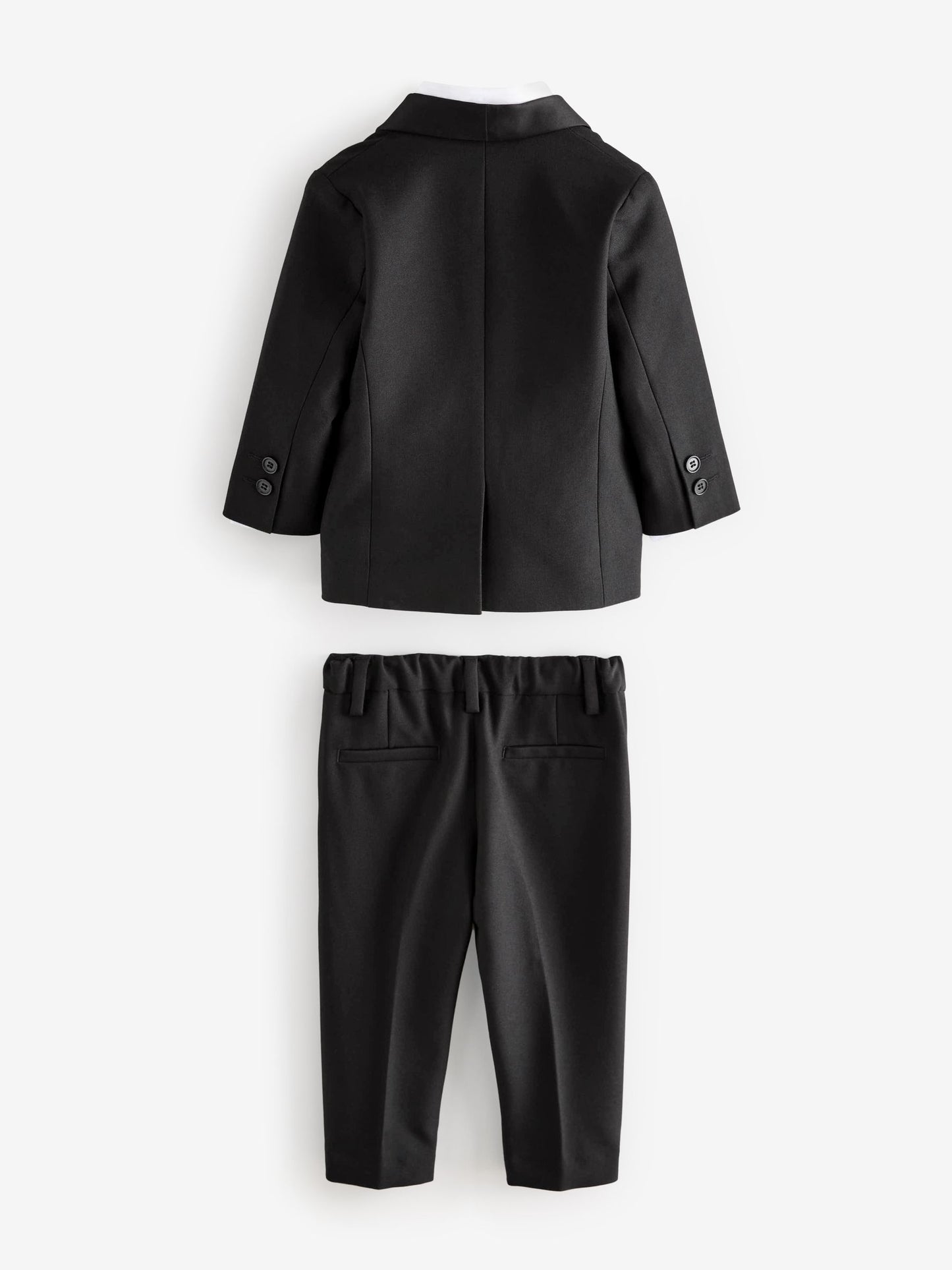 Black Blazer Shirt Trousers and Bow Tie Set (3mths-9yrs) image 7
