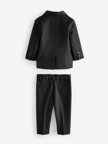 Black Blazer Shirt Trousers and Bow Tie Set (3mths-9yrs) image 7