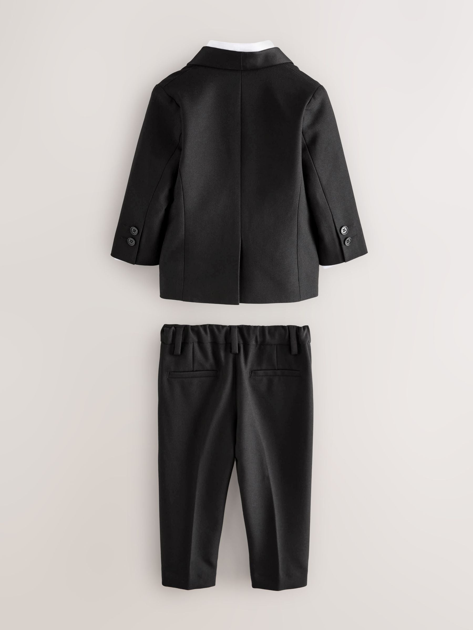 Dsiney Kidz - Black Blazer, Shirt & Trouser Set Blazer Shirt Trousers and Bow Tie Set (3mths-12yrs) image 7